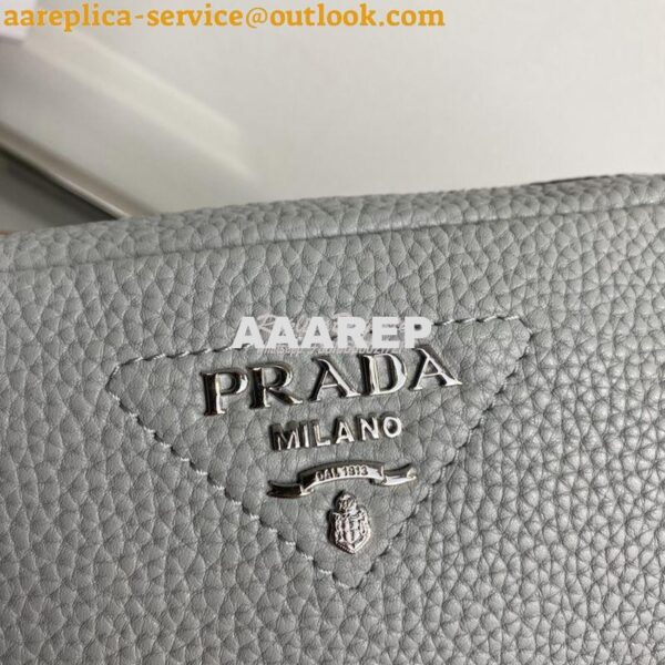 Replica Prada New Medium Camera leather bag 1BH082 Cornflower 3