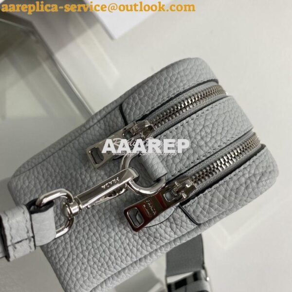 Replica Prada New Medium Camera leather bag 1BH082 Cornflower 4