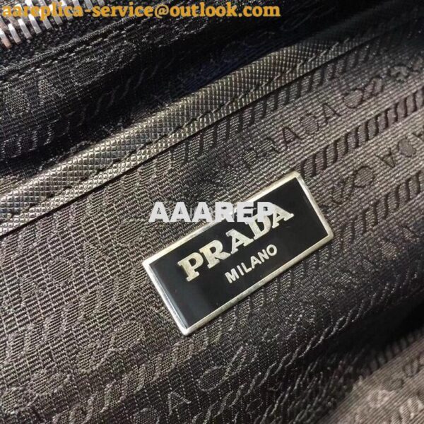 Replica Prada 1BZ811 Nylon Backpack Bag in Black 9