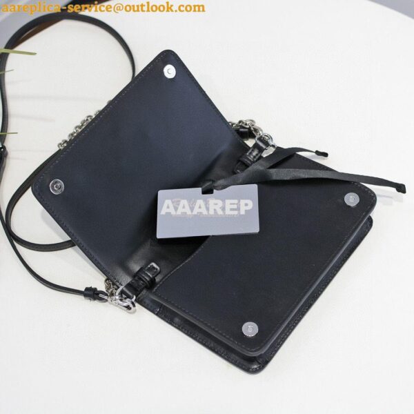 Replica Prada Nylon And Leather Mini-bag 1BP019 Black 6
