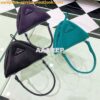 Replica Prada Panier leather mini-bag with cut-out motif 1BA217 Black 2