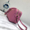 Replica Prada 1BH082 Leather bag with shoulder strap Light Pink Gold