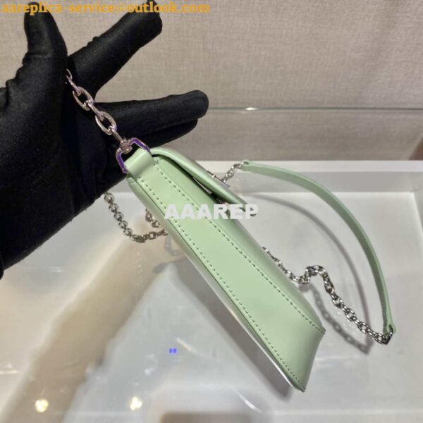 Replica Prada 1BH185 Mini Cleo BRUSHED Leather Green 9