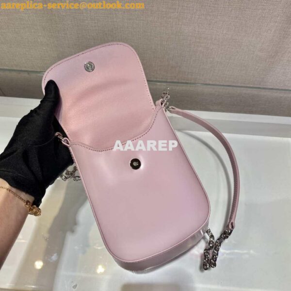 Replica Prada 1BH185 Mini Cleo BRUSHED Leather Pink 5