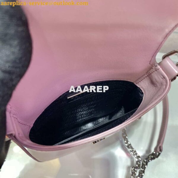 Replica Prada 1BH185 Mini Cleo BRUSHED Leather Pink 7