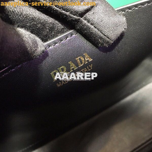 Replica Prada Panier Saffiano Leather Bag 1BA211 Green 7