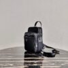 Replica Prada 2VZ048 Nylon And Saffiano Leather Backpack Bag in Black 2