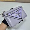 Replica Prada 1BH189 Brushed leather shoulder bag Light Pink