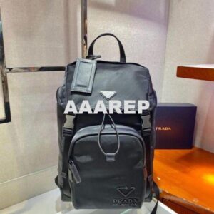 Replica Prada 2VZ135 Nylon Backpack In Black Bag