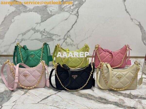 Replica Prada Re-Edition 1995 Chaîne Re-Nylon mini-bag 1BC204