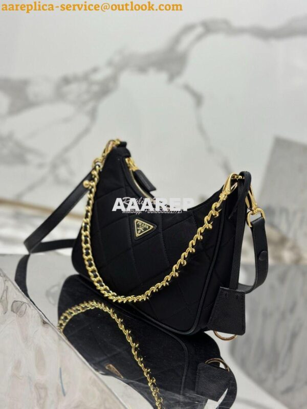 Replica Prada Re-Edition 1995 Chaîne Re-Nylon mini-bag 1BC204 4