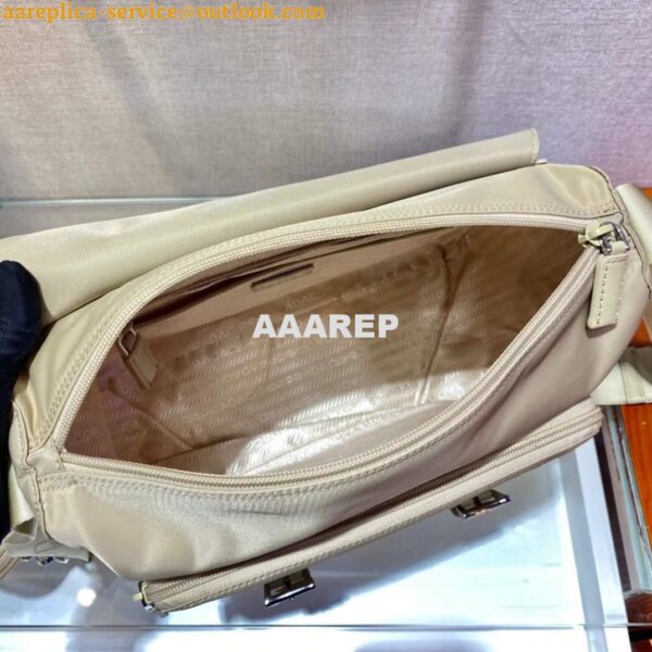 Replica Prada Medium Nylon Shoulder Bag 1BD671 Apricot 7