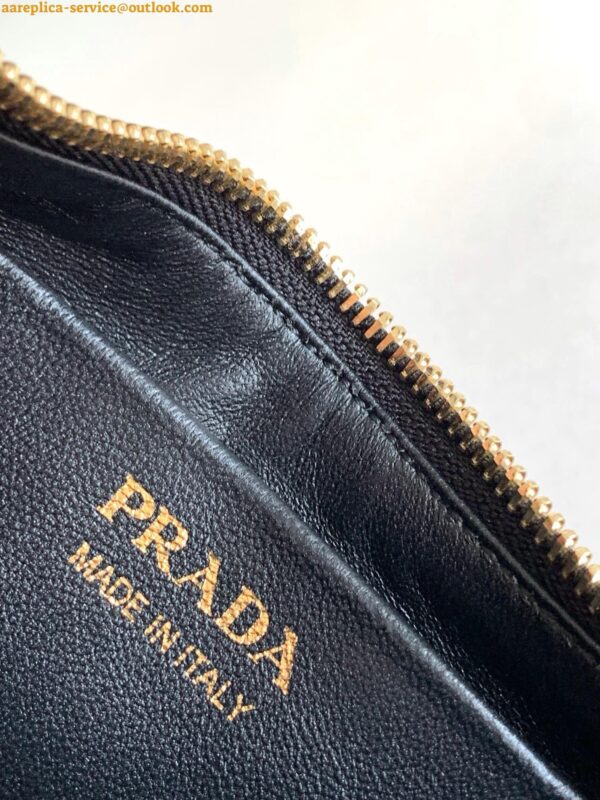 Replica Prada Arque Mini Shoulder Bag in Black Leather 7