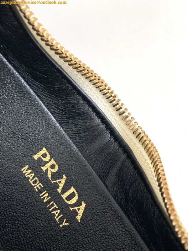 Replica Prada Arque Mini Shoulder Bag in White Leather 9