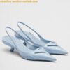 Replica Prada Slingback Pumps In Mesh Fabric 2