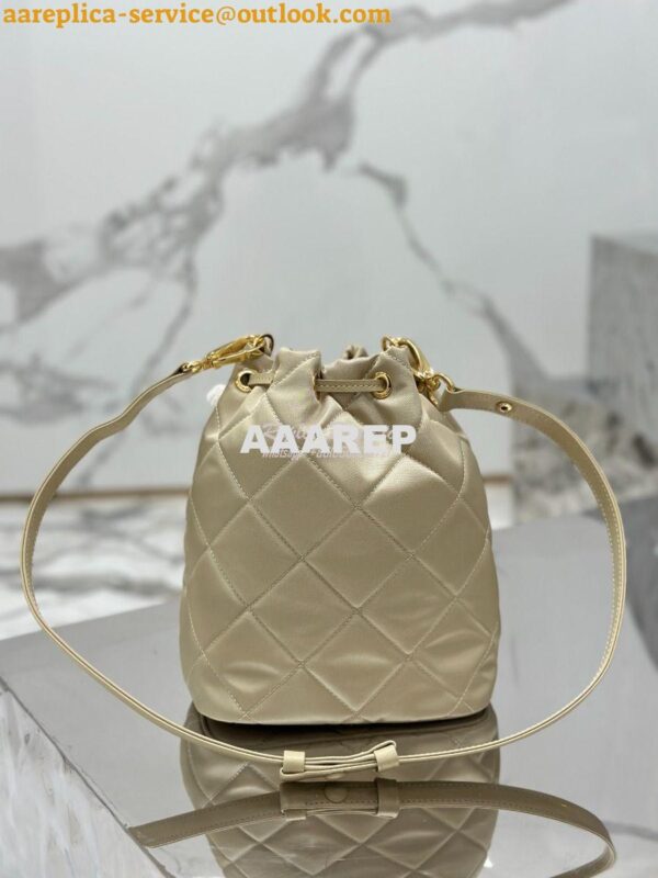 Replica Prada Re-Edition 1995 Chaîne Re-Nylon shoulder bag 1BH038 Beig 9
