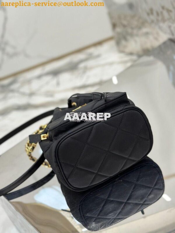 Replica Prada Re-Edition 1995 Chaîne Re-Nylon shoulder bag 1BH038 Blac 9