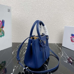 Replica Prada 1BA906 Prada Galleria Saffiano leather mini-bag Blue