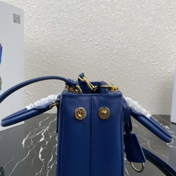 Replica Prada 1BA906 Prada Galleria Saffiano leather mini-bag Blue 7