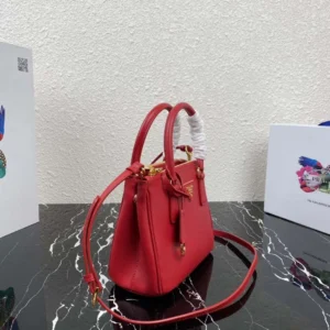 Replica Prada 1BA906 Prada Galleria Saffiano leather mini-bag Red 2