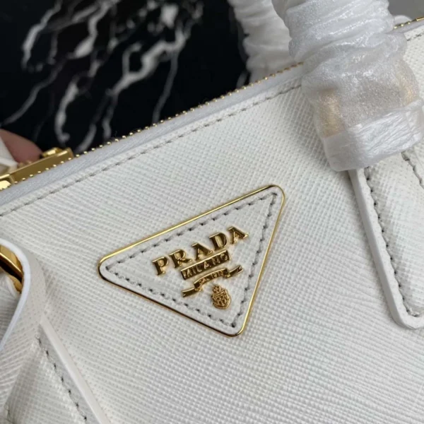 Replica Prada 1BA906 Prada Galleria Saffiano leather mini-bag White 5