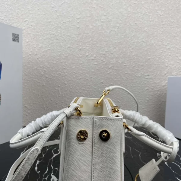 Replica Prada 1BA906 Prada Galleria Saffiano leather mini-bag White 6