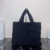 Replica Prada 1BG107 Re Nylon Medium Tote Bag Black