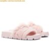 Replica Prada Women's Slides In White Shearling 2