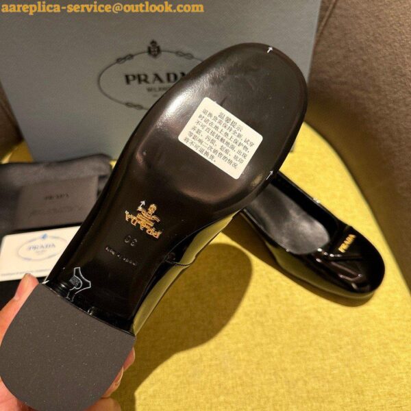 Replica Prada Monolith Padded Sandals In Black Nappa Leather 32