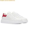 Replica Prada Women's Sneakers in White Nappa Leather 2