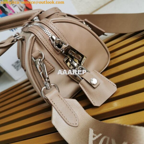 Replica Prada Re-Edition 2005 Nylon Bag 1BB846 Nude 6