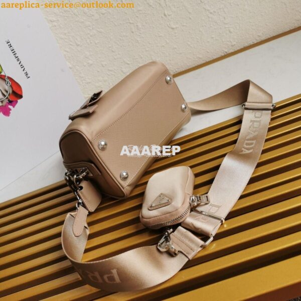 Replica Prada Re-Edition 2005 Nylon Bag 1BB846 Nude 8