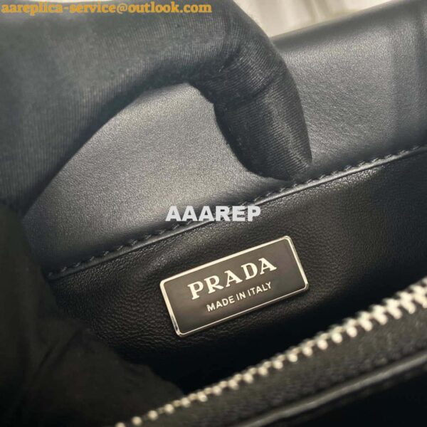 Replica Prada 1BA368 Leather mini-bag Bag Black 9