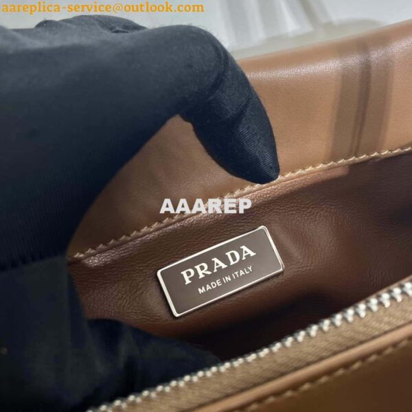 Replica Prada 1BA368 Leather mini-bag Bag Brown 8