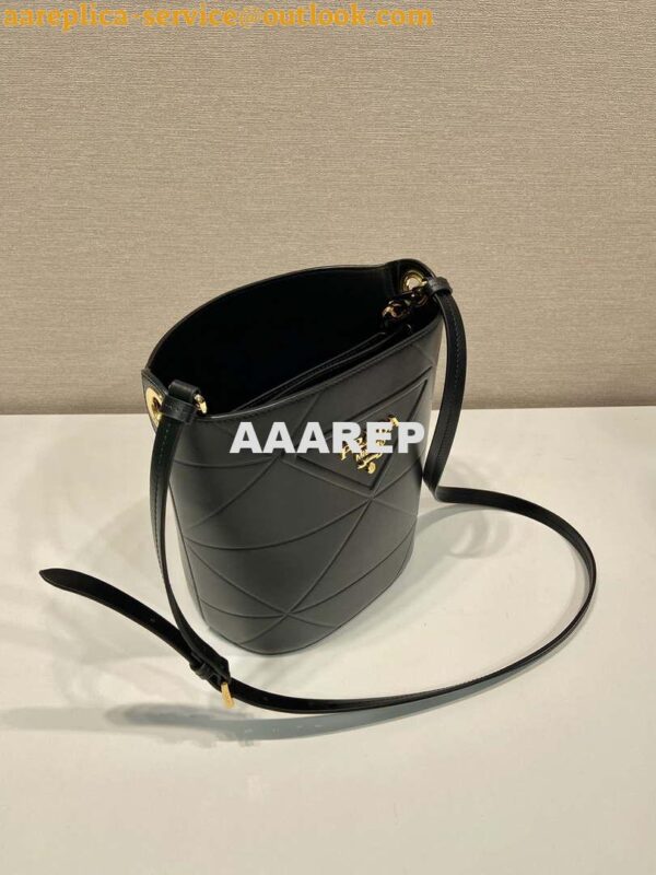 Replica Prada 1BA380 Small Saffiano Leather Prada Bucket Bag 3