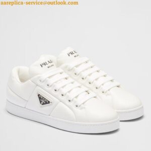 Replica Prada Women's Sneakers in White Nappa Leather