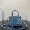 Replica Prada 1BA896 Prada Galleria Saffiano leather small bag Black