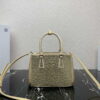 Replica Prada 1BA906 Prada Galleria Saffiano leather mini-bag Black 2