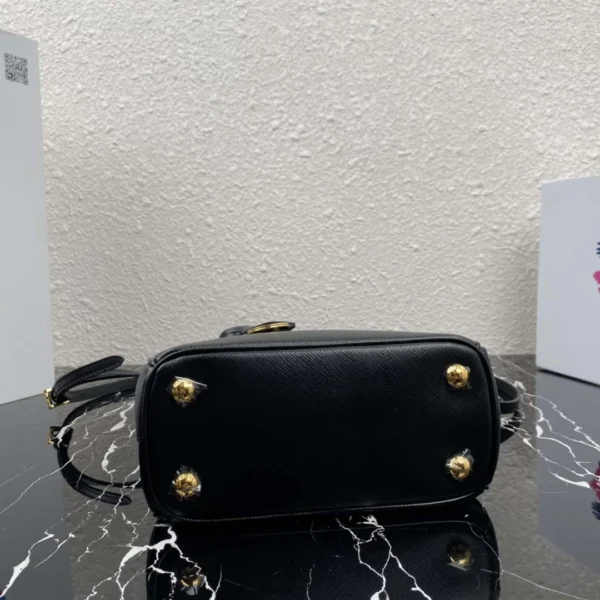 Replica Prada 1BA906 Prada Galleria Saffiano leather mini-bag Black 6