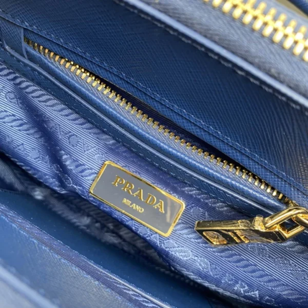 Replica Prada 1BA906 Prada Galleria Saffiano leather mini-bag Blue 9