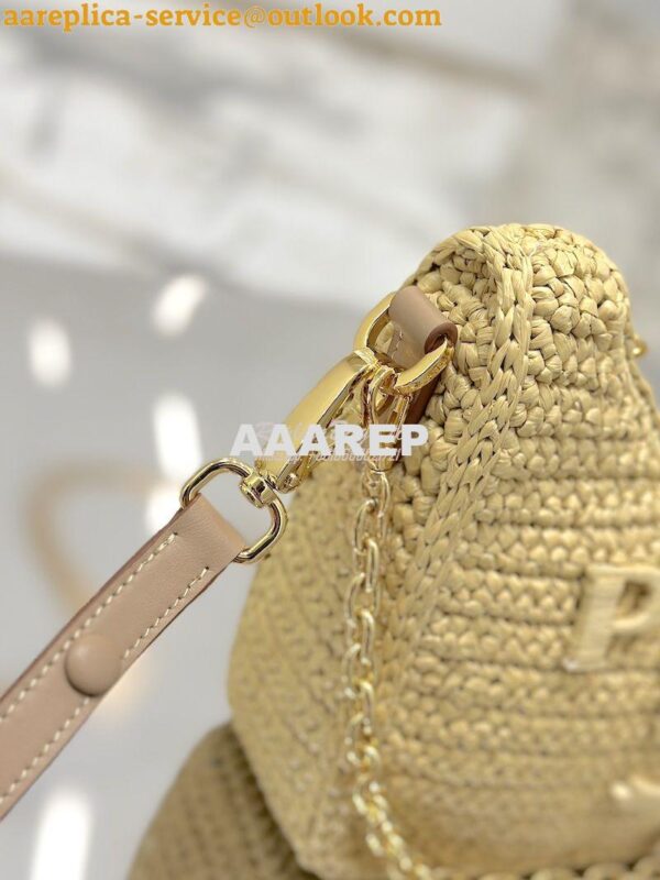 Replica Prada Re-Edition Crochet Mini-bag Raffia 1BC204 14