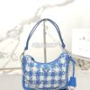 Replica Prada Re-Edition Green Saffiano leather mini-bag with adjustab 2