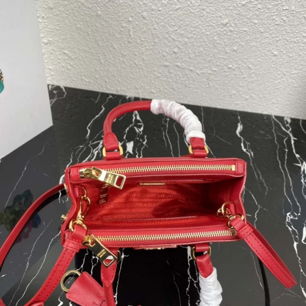 Replica Prada 1BA906 Prada Galleria Saffiano leather mini-bag Red 9