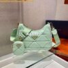 Replica Prada 1BC155 Saffiano leather mini bag Black 2