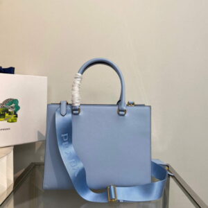 Replica Prada 1BA337 Medium Saffiano leather handbag Blue