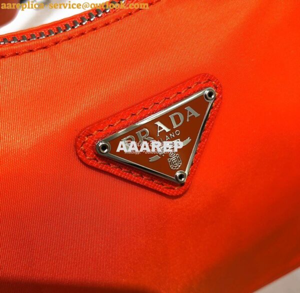 Replica Prada Re-Edition Nylon Multi-Pochette Bag 1BH204 Orange 5
