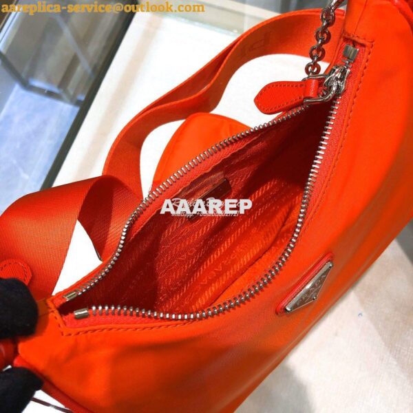 Replica Prada Re-Edition Nylon Multi-Pochette Bag 1BH204 Orange 8