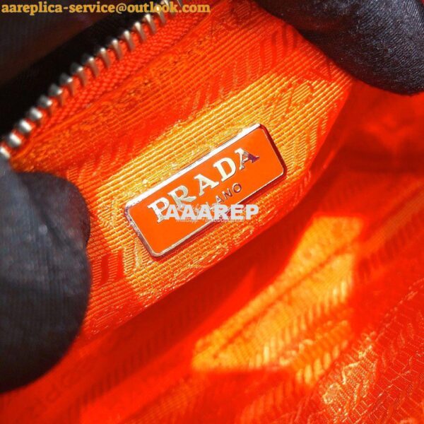 Replica Prada Re-Edition Nylon Multi-Pochette Bag 1BH204 Orange 9