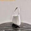 Replica Prada 1BC156 Prada Cleo Brushed Leather Shoulder Bag Black