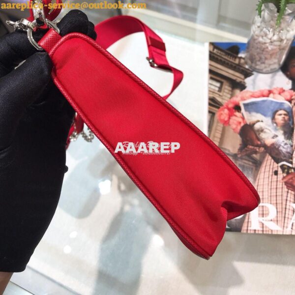 Replica Prada Re-Edition Nylon Multi-Pochette Bag 1BH204 Red 7